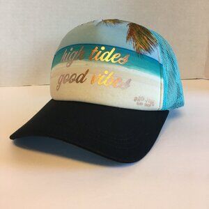 Ron Jon Surf Trucker Hat Snap Back Cap High Tide Good Vibes Beach